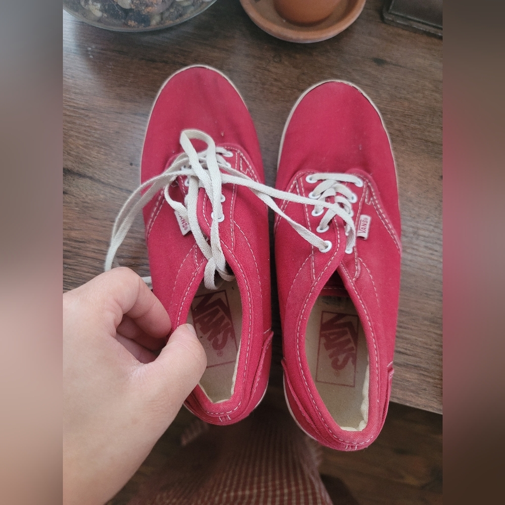 Red Vans - Picture 3 of 7